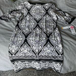 Studio one New York dress. Size small. Purple grey white and black.